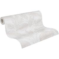 A.s. Création Behang Bloemmotief Beige En Crème - 53 Cm X 10,05 M - As-378361