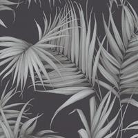A.S. CREATIONS Dschungel-Tapete Tropische Tapete Grau Schwarz Anthrazit Vliestapete Grau Schwarz Anthrazit 365053 36505-3 - Grau, Schwarz / Anthrazit