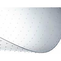 FLOORDIREKT Bodenschutzmatte 'First Class' für Teppichböden aus Polycarbonat, rund, Durchmesser 90 cm, transparent