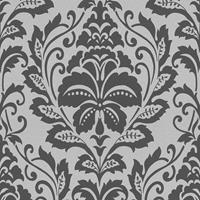 A.S. CREATION A.s.creation - Tapete Barock Silber Schwarz 369102 10.05 x 0.53 Meter| Tapete Ornament BEAUTIFUL WALLS | Vliestapete