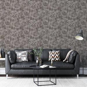 Noordwand Behang Leopard Print Zwart