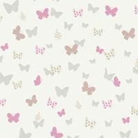 A.S. CREATION A.s.creation - Tapete Kinderzimmer Schmetterling 369332 creme 10.05 x 0.53 Meter | BEAUTIFUL WALLS Vliestapete