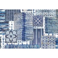 A.S. CREATIONS A.s.creations - DD117310 Patchwork1 Atelier 47 fototapete orientalisch 270 x 400 cm (4 Teile) Online Fototapeten bestellen - Blau, Weiß