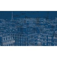 A.S. CREATIONS A.s.creations - DD117350 ViewsOfParis1 Atelier 47 fototapete stadt abstrakt 270 x 400 cm (4 Teile) Fototapeten Online-Shop - Blau, Weiß