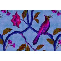 A.S. CREATIONS A.s.creations - Fototapete birdOfParadis1 DD113837 Livingwalls Walls by Patel Vliestapete Blau Violett - Gelb, Grün