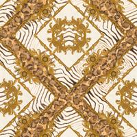 A.S. CREATIONS A.s.creations - Leoparden-Tapete Tapeten Wohnzimmer Beige Crème Braun Grau Vliestapete Beige Crème Braun Grau 349043 34904-3 - Beige / Crème, Braun,