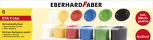 eberhardfaber Eberhard Faber Schulmalfarbe Efacolor Tempera Töpfe 25ml VE=6 Farben