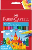 Faber Castell viltstiften Super Washable junior 12 stuks