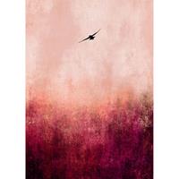 A.S. CREATIONS A.s.creations - DD119921 WarmSunset ARTist fototapete vögel tiere natur 280 x 200 cm (2 Teile) | Fototapeten online entdecken - Pink / Rosa, Schwarz