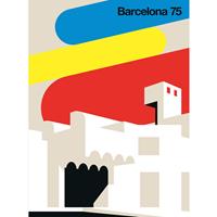 A.S. CREATIONS A.s.creations - DD120113 Barcelona75 ARTist fototapete skyline 270 x 200 cm (2 Teile) | Fototapeten online entdecken - Bunt, Rot