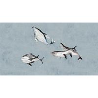 A.S. CREATIONS A.s.creations - DD122012 oceansfive2 Walls by Patel 3 unterwasser meer tiere 270 x 500 cm (5 Teile) | Online Fototapeten bestellen - Blau, Weiß