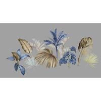 A.S. CREATIONS A.s.creations - DD122496 brasilia2 Walls by Patel 3 palmen dschungel modern 270 x 500 cm (5 Teile) | Jetzt Fototapeten günstig kaufen - Blau, Grau