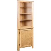 VIDAXL Eckschrank 59x36x180cm Eiche Massivholz Braun