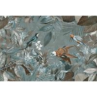 A.S. CREATIONS A.s.creations - DD119697 TropicalJungle ARTist fototapete vögel dschungel natur tiere 270 x 400 cm (4 Teile) | Fototapeten online entdecken - Blau,
