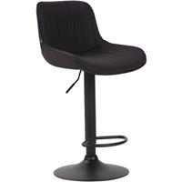 CLP Barkruk Lentini Zwart Frame Stof