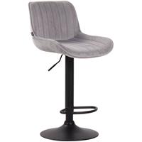 CLP Barkruk Lentini Zwart Frame Fluweel