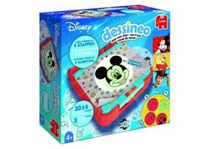 Jumbo Zeichenbrett Dessineo Disney Junior 32,5 X 28,5 Cm Rot