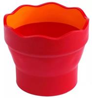 Faber Castell watercup Clic & Go junior polypropyleen rood