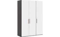 Goossens Kledingkast Easy Storage Ddk, Kledingkast 153 cm breed, 220 cm hoog, 3x glas draaideur