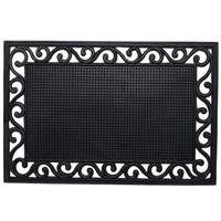 Jetline Relief Gummi Fußmatte SVETLANA 40x60 cm schwarz
