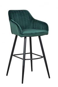Barkruk Turin smaragdgroen Fluweel - 40436