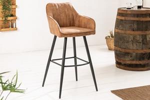 Barkruk Turijn Vintage Bruin - 40439
