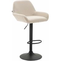 CLP Barhocker Braga Stoff - Creme