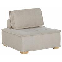 BELIANI Middelstuk stof beige TIBRO