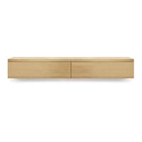 Looox Wood collection Base Block 200x30x40cm 1 lade eiken old grey WBLOCK2000