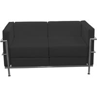 PIQUERAS Y CRESPO Sofa Tarazona similpiel schwarz