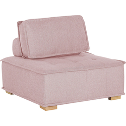 Beliani Middelstuk stof roze TIBRO