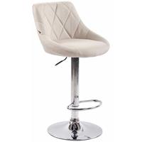 CLP Barhocker Lazio Stoff-creme