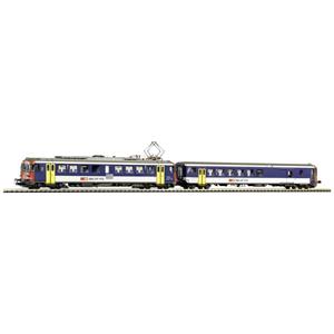 96855 H0 2-delige set RBE 4/4 NPZ motorwagen + stuurwagen van de SBB