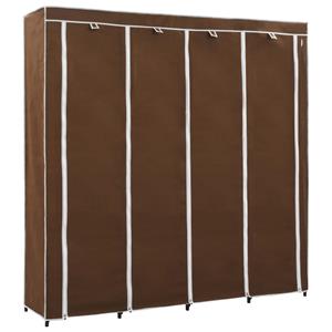 VidaXL Kleiderschrank mit 4 Fächern Braun 175 x 45 x 170 cm 