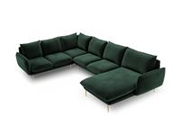 Cosmopolitan Design | Hoekbank Vienna Gold links velvet