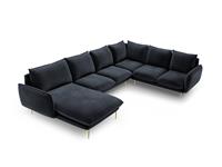 Hoekbank Vienna rechts velvet | Cosmopolitan Design
