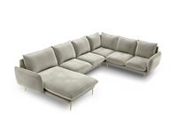 Hoekbank Vienna rechts velvet | Cosmopolitan Design