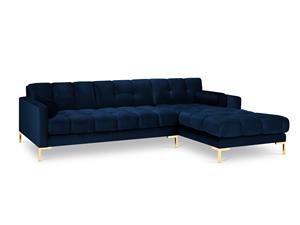 Cosmopolitan Design | Hoekbank Bali Gold rechts velvet