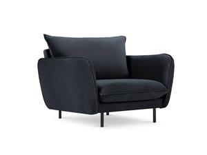 Cosmopolitan Design | Fauteuil Vienna Black velvet