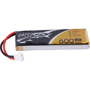 Tattu LiPo accupack 3.7 V 600 mAh Aantal cellen: 1 30 C Softcase Molex stekkersysteem