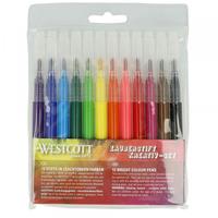 WESTCOTT Zauberstift, 12er Nachfüllpack für Airbrush-Stift