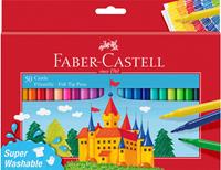Faber Castell viltstiften Super Washable junior 50 stuks
