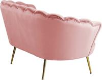 Artistiq Living Artistiq Bank 'Libby', Velvet, 136cm, kleur Roze