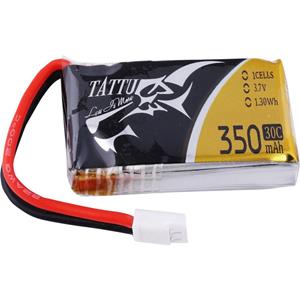 Tattu Modellbau-Akkupack (LiPo) 3.7V 350 mAh Zellen-Zahl: 1 30 C Softcase Molex-Stecksystem