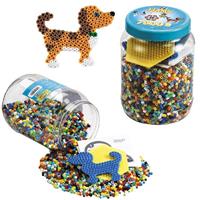 Hama Strijkkralen Multicolor met Hond en Zeshoekplaat 7000 Stuks