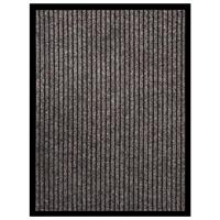 vidaXL Fußmatte Gestreift Beige 60x80 cm 