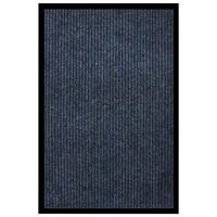 vidaXL Deurmat 80x120 cm gestreept blauw