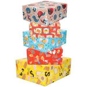 Shoppartners 25x rollen Sinterklaas inpakpapier/cadeaupapier 200 x 70 cm op rol -