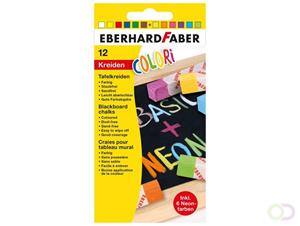 Eberhard Faber bordkrijt junior 8,5 cm 12 stuks