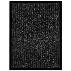 vidaXL Deurmat 40x60 cm gestreept antracietkleurig